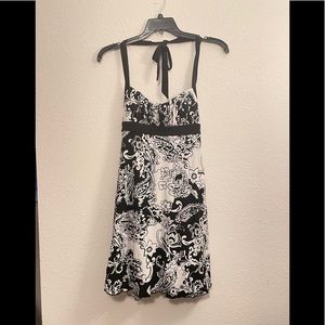 Speechless black and white cocktail dress